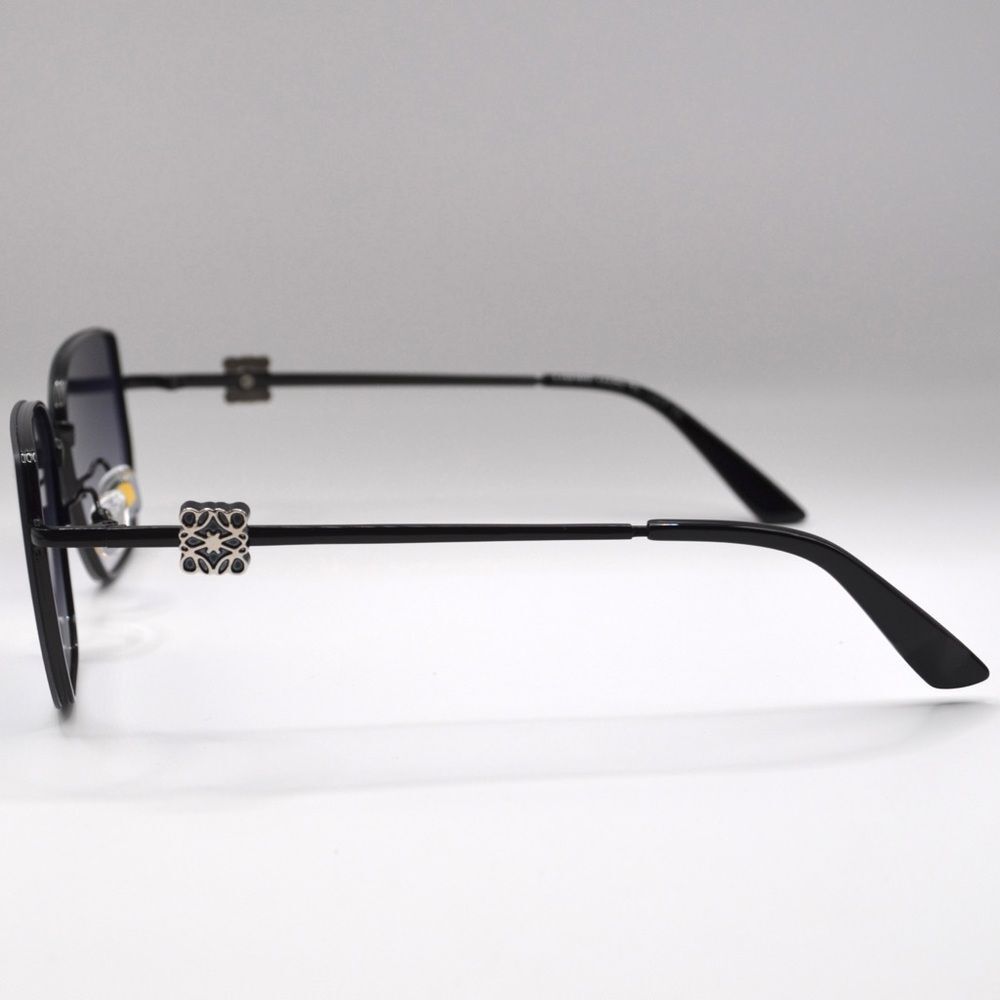 Loewe Women’s Sunglasses | Black Metal Frame | Blue/Gray Gradient Lenses - Picture 14 of 16